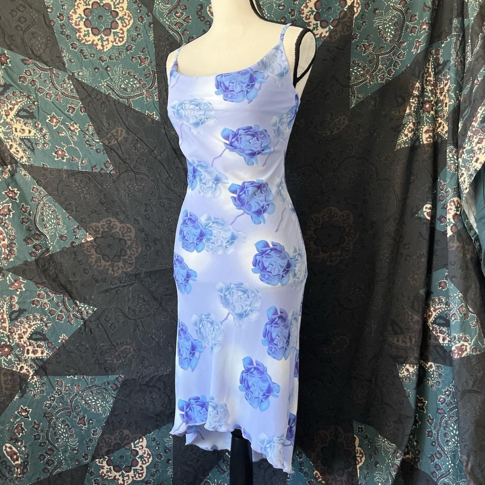 90’s cowl neck floral sundress